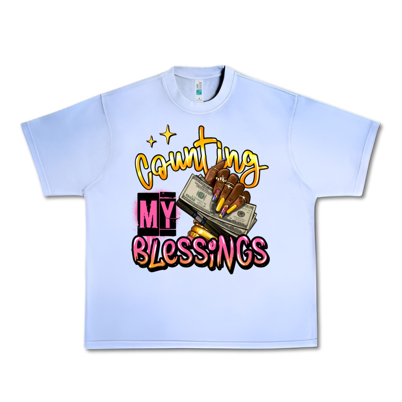 Counting My Blessings Afro Hands Urban Heavy Tee by RanaPortraitStore | Teevron