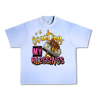 Grape Ice counting my blessings afro hands Urban Heavy Tee - RanaPortraitStore