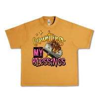 Peanut Butter counting my blessings afro hands Urban Heavy Tee - RanaPortraitStore