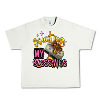 Pistachio counting my blessings afro hands Urban Heavy Tee - RanaPortraitStore