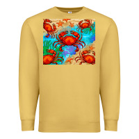 Antique Gold crab Premium Sweatshirt - BarkalooDesign
