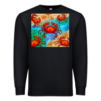 Black crab Premium Sweatshirt - BarkalooDesign