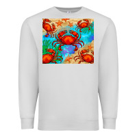 Dove Grey crab Premium Sweatshirt - BarkalooDesign