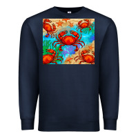Navy crab Premium Sweatshirt - BarkalooDesign