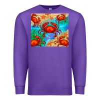 Purple crab Premium Sweatshirt - BarkalooDesign