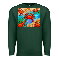 Sports Green crab Premium Sweatshirt - BarkalooDesign