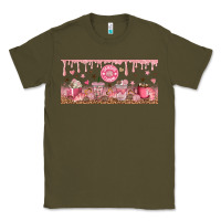 Army Green Cafecito y Chisme Classic Tee - TumblerDesignByShophia