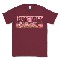 Burgundy Cafecito y Chisme Classic Tee - TumblerDesignByShophia