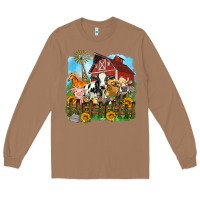 Toasted Coconut farm life olivia Long Sleeve Tee - OliviaCreatesArt