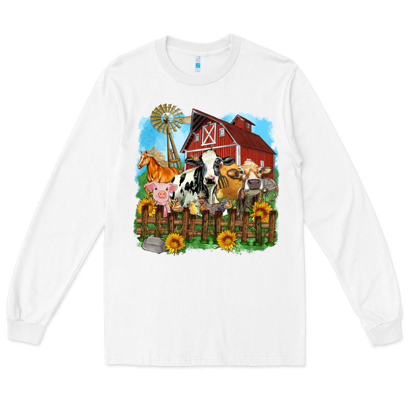 Farm Life Olivia Long Sleeve Tee by OliviaCreatesArt | Teevron