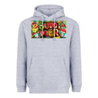 Heather Grey summer with fruits license plate Heavyweight Hoodie - BarkalooDesign