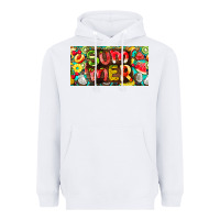White summer with fruits license plate Heavyweight Hoodie - BarkalooDesign