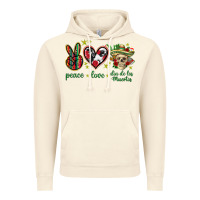Vintage Artic Peace love dia de los muertos Mexico Vintage Hoodie - HowdyJamesFarm