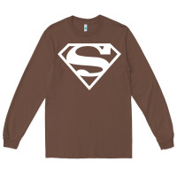 Chestnut Supergirl White & Pink Shield Long Sleeve Tee - longCreatives
