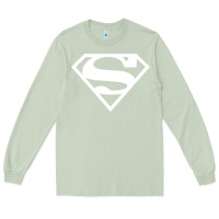 Matcha Supergirl White & Pink Shield Long Sleeve Tee - longCreatives