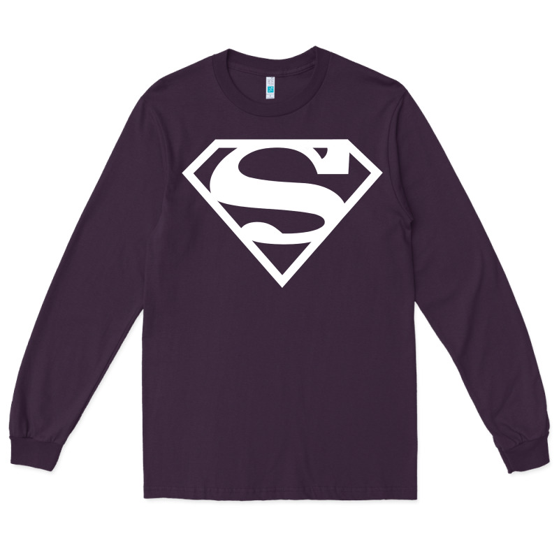 Supergirl White & Pink Shield Long Sleeve Tee by longCreatives | Teevron