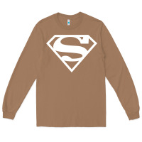 Toasted Coconut Supergirl White & Pink Shield Long Sleeve Tee - longCreatives