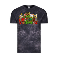 Cloud Black teacher claus christmas Vintage Tee - CowGirlArtShop