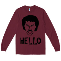 Burgundy Lionel Richie  It's Me Long Sleeve Tee - longCreatives