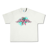 Pistachio cancer ribbon with angel wings Urban Heavy Tee - CowGirlArtShop