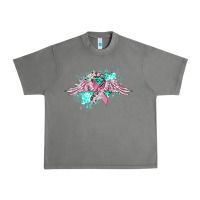 Tornado cancer ribbon with angel wings Urban Heavy Tee - CowGirlArtShop