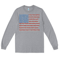 Heather Grey List of Presidents of the United States, Gift Long Sleeve Tee - longCreatives