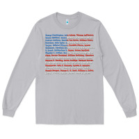 Moon Dust List of Presidents of the United States, Gift Long Sleeve Tee - longCreatives