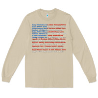 Mushroom List of Presidents of the United States, Gift Long Sleeve Tee - longCreatives