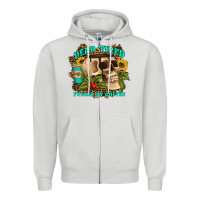 Dove Grey dead tired fueled by coffee Zipper Hoodie - Artiststas