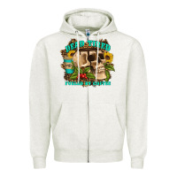 Oatmeal Heather dead tired fueled by coffee Zipper Hoodie - Artiststas