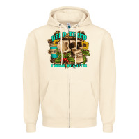 Sandshell dead tired fueled by coffee Zipper Hoodie - Artiststas