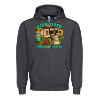 Smoke dead tired fueled by coffee Zipper Hoodie - Artiststas