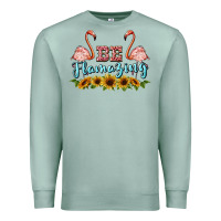 Seafoam be flamezing flamingo Premium Sweatshirt - BarkalooDesign