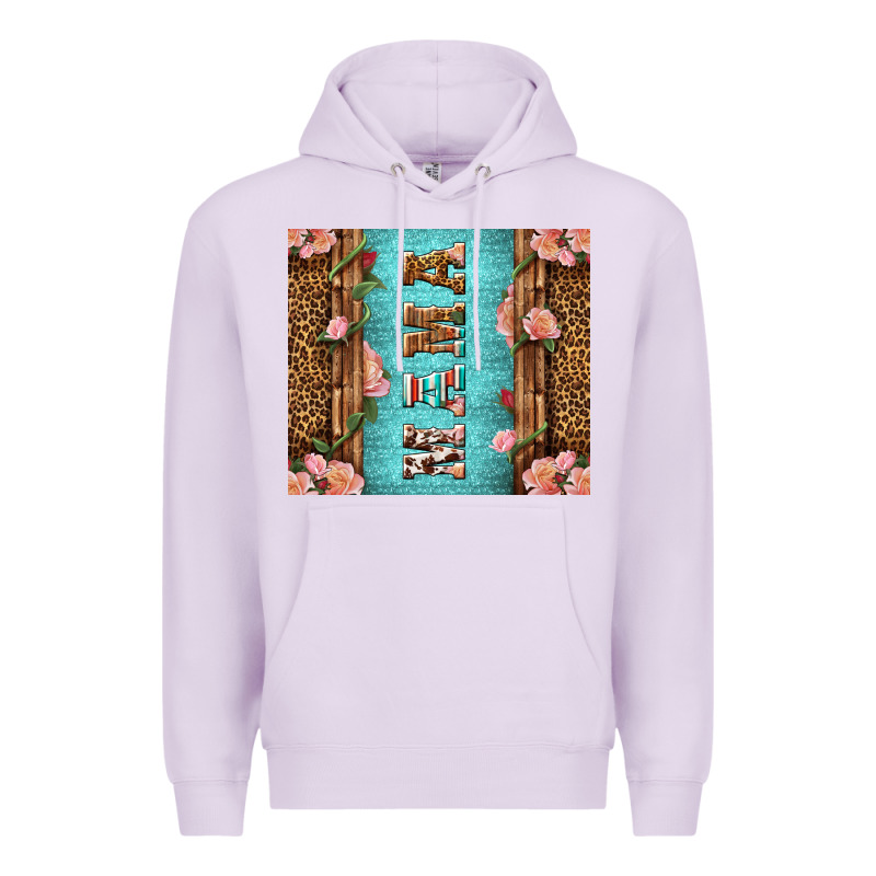Western Mama Pink Roses Mother's Day Premium Hoodie by LillyAllenDesigns | Teevron