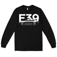 E39 5 Series  Car Silhouette Long Sleeve Tee | Teevron