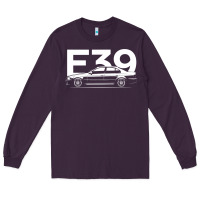 Plum E39 5 Series  Car Silhouette Long Sleeve Tee - longCreatives