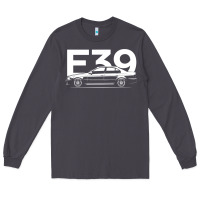 Smoke E39 5 Series  Car Silhouette Long Sleeve Tee - longCreatives