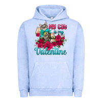 Pigment Grape Ice my cat is my valentine Urban Hoodie - AdoDesignShop