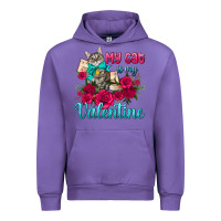Tulip my cat is my valentine Urban Hoodie - AdoDesignShop