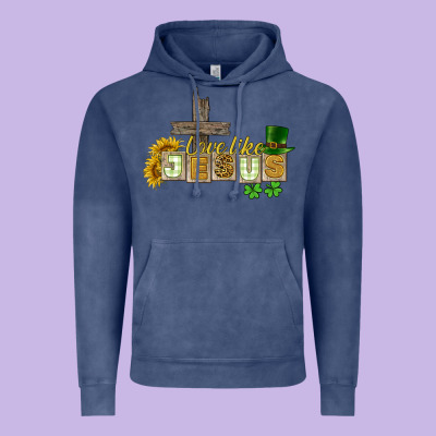 Love Like Jesus St. Patrick's Vintage Hoodie Designed By Cowgirlartshop