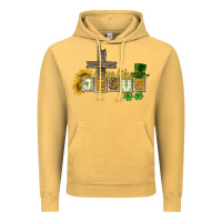 Vintage Mustard Love like Jesus St. Patrick's Vintage Hoodie - CowGirlArtShop