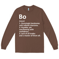 Chestnut BO Definition Personalized Name Funny Birthday Gift Idea Long Sleeve Tee - longCreatives