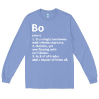 Colony Blue BO Definition Personalized Name Funny Birthday Gift Idea Long Sleeve Tee - longCreatives