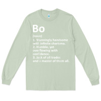 Matcha BO Definition Personalized Name Funny Birthday Gift Idea Long Sleeve Tee - longCreatives