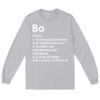Moon Dust BO Definition Personalized Name Funny Birthday Gift Idea Long Sleeve Tee - longCreatives