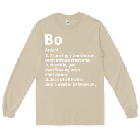 Mushroom BO Definition Personalized Name Funny Birthday Gift Idea Long Sleeve Tee - longCreatives