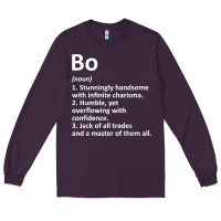 Plum BO Definition Personalized Name Funny Birthday Gift Idea Long Sleeve Tee - longCreatives
