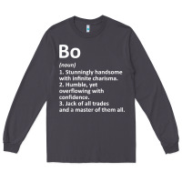 Smoke BO Definition Personalized Name Funny Birthday Gift Idea Long Sleeve Tee - longCreatives