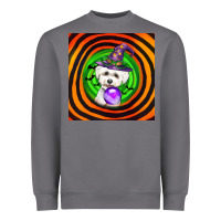 Storm halloween bichons frise dog Heavyweight Sweatshirt - LillyAllenDesigns