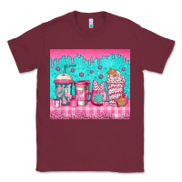 Burgundy pink christmas coffee Classic Tee - Jasminsmagicworld